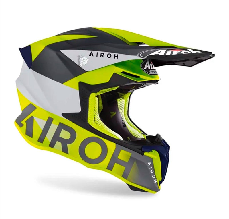 Capacete Airoh Twist 2.0 Lift Amarelo Fluor